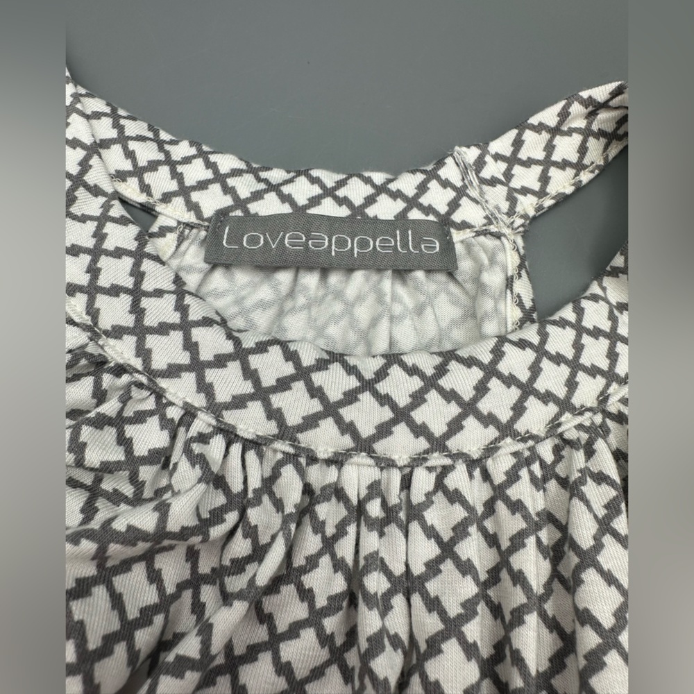 Loveappella Knit Halter Top Size *PETITE SMALL* Modern Minimalist Sleeveless Top - Picture 9 of 9